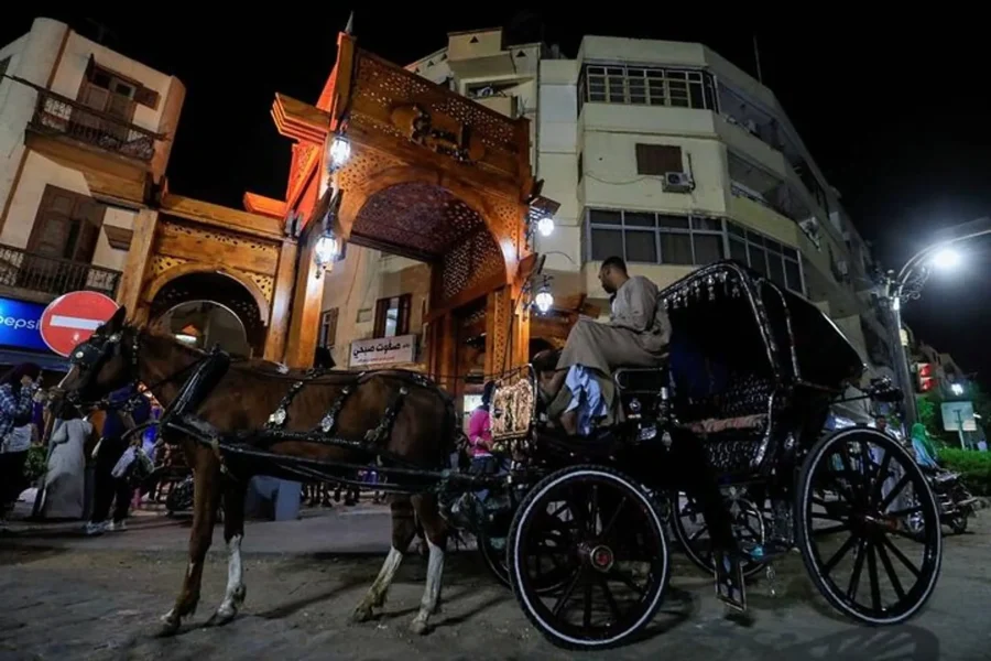 Luxor by Night Private Tour by Horse Carriage Ride and Free Walking
